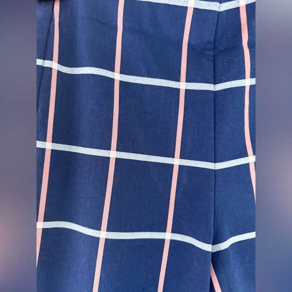 Rag & Bone Blue Plaid Ankle Skinnies. - Picture 7 of 11